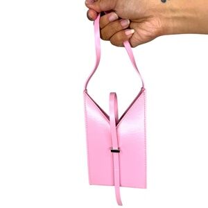 GIVENCHY PINK CUT-OUT PHONE BAG